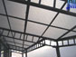 Canopy over the balcony, polycarbonate