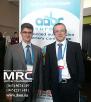 Professor Yury Gogotsi and Patrice Simon, AABC Europe conference