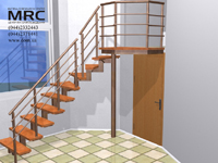 Balusters of stair and stair ground from stainless steel