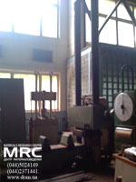 Testing unit for construction elements and rope systems testing, 500 t 