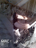 Монтаж сходів із кованою огорожею в Кловском палаці правосуддя