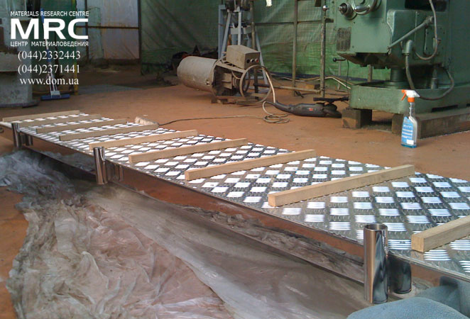 Виготовлення трапу з неіржавіючої сталі