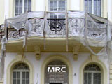 Монтаж балконної кованної огорожі в Кловском палаці правосуддя