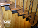 A practical and comfortable Stair is made from a metal and hard sorts of tree (metallic kosour, oak stages)